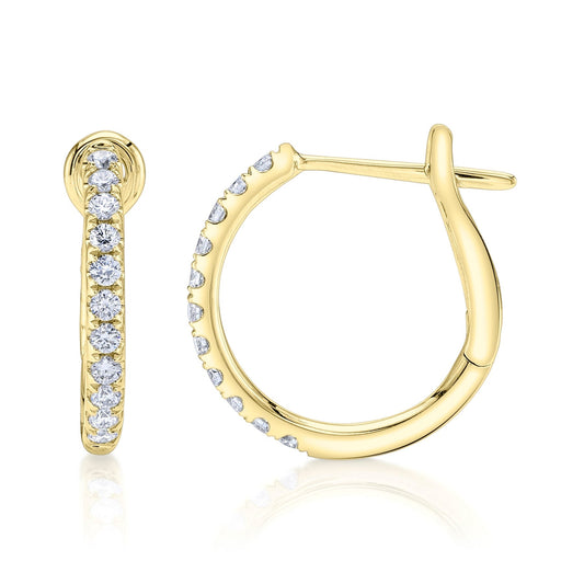 14kY .26cttw Diamond Hoop SC22005537