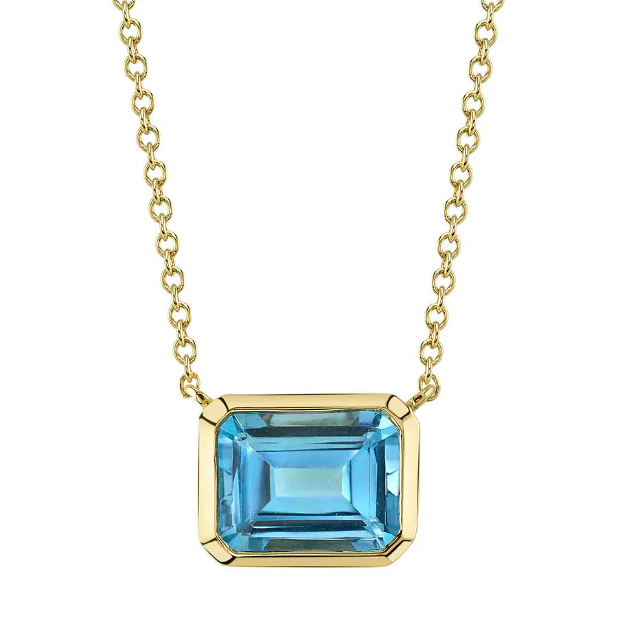 14kY 2.08ct Blue Topaz Neck SC36214773