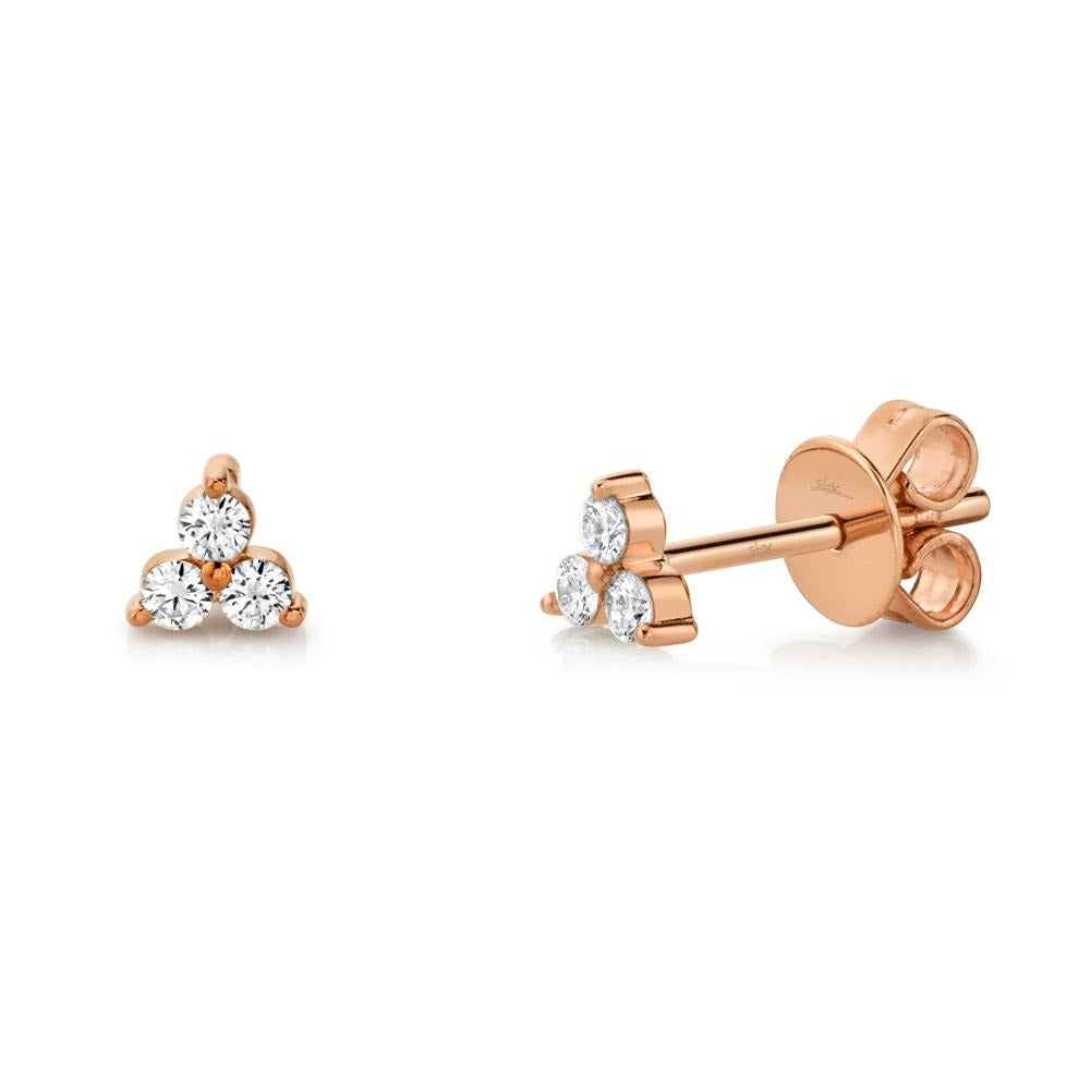14kR .15ct Diamond Trio Stud SC55007043V2