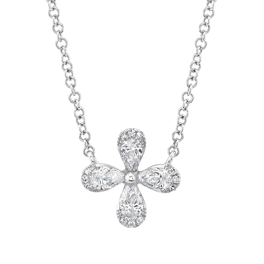 14kW .37ct Dia Flower Neck SC55021610-15-18