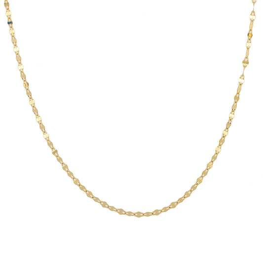 14kY Sparkle Chain Necklace SC55026313GO