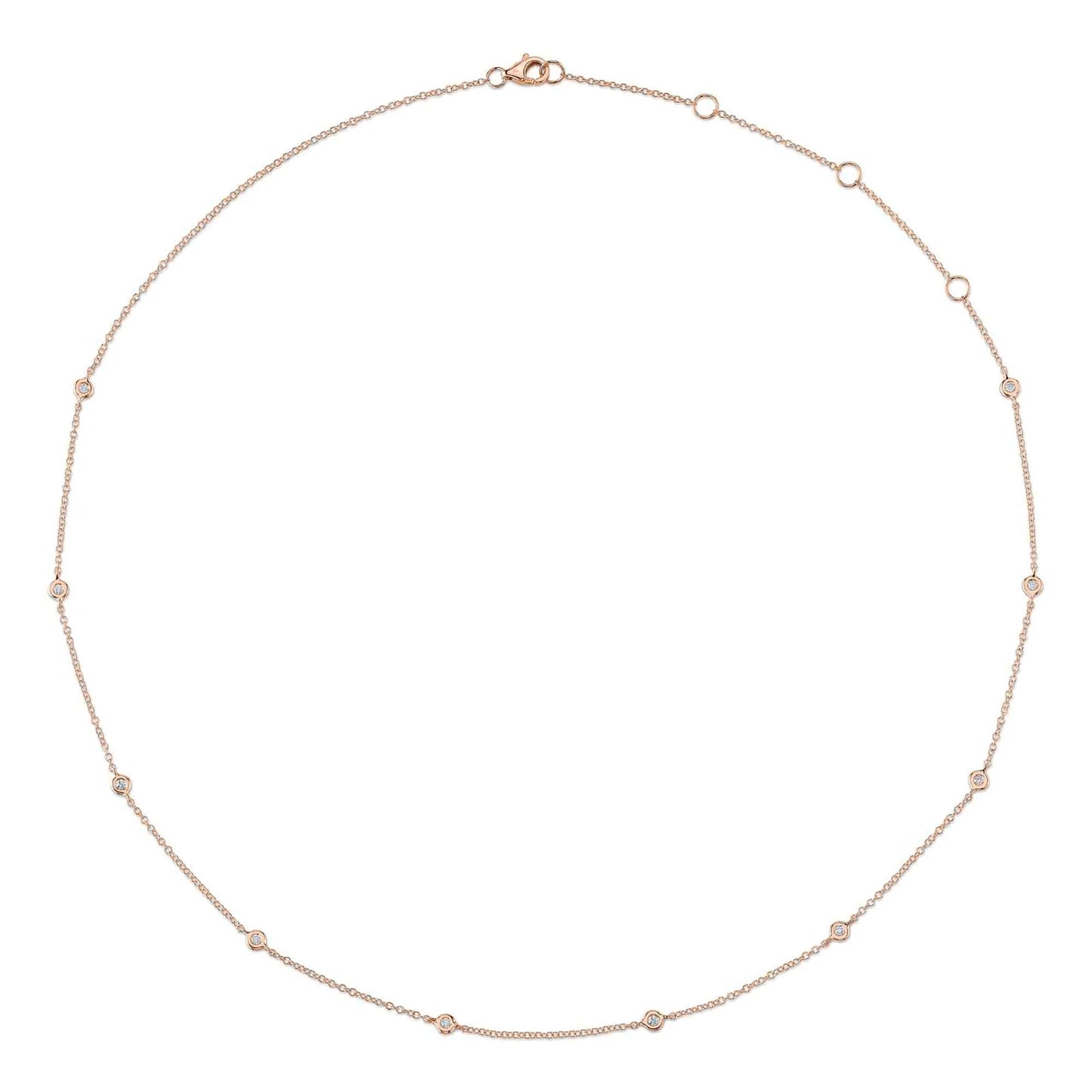 14kR .12ct DBY Necklace SC55026641-15-18
