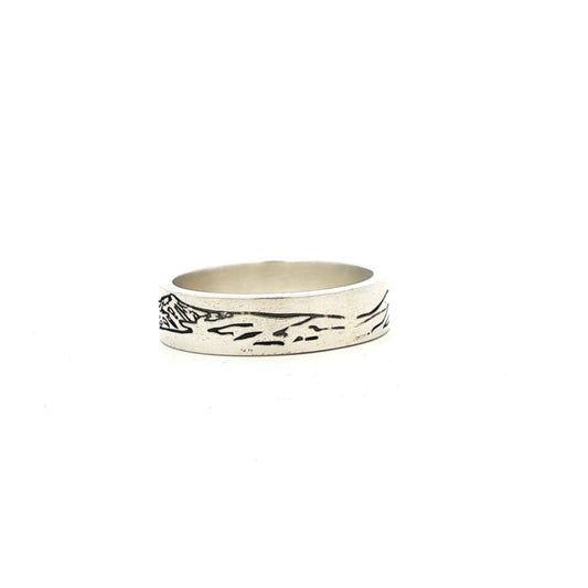 SS Mountain Line Ring - 8