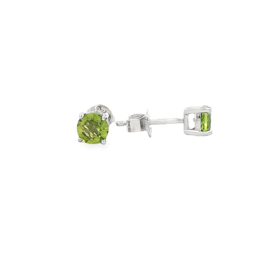 SS 5mm Peridot Stud
