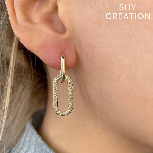 14kY .71cttw Diamond Pavé Dangle SC55023209