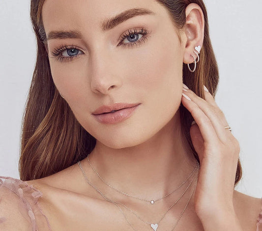 14kW .05ct Diamond Bezel Necklace SC55003228