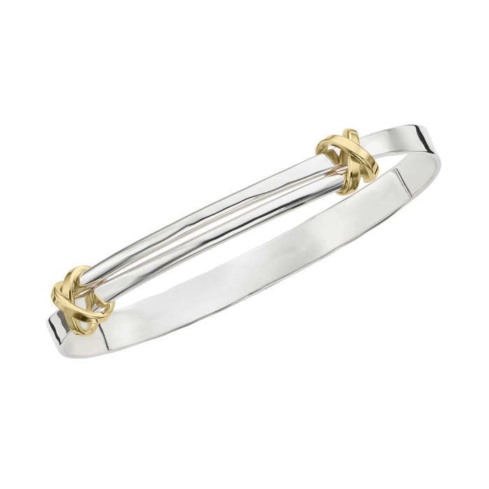 SS/YG Kiss Bracelet BR67542-LM