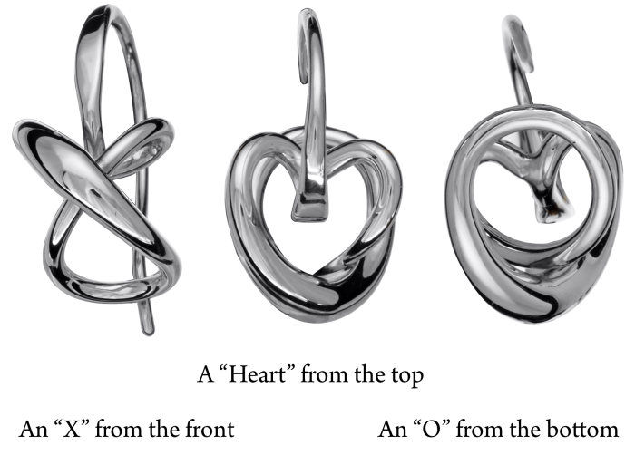 SS Secret Heart Earring Large EA69213