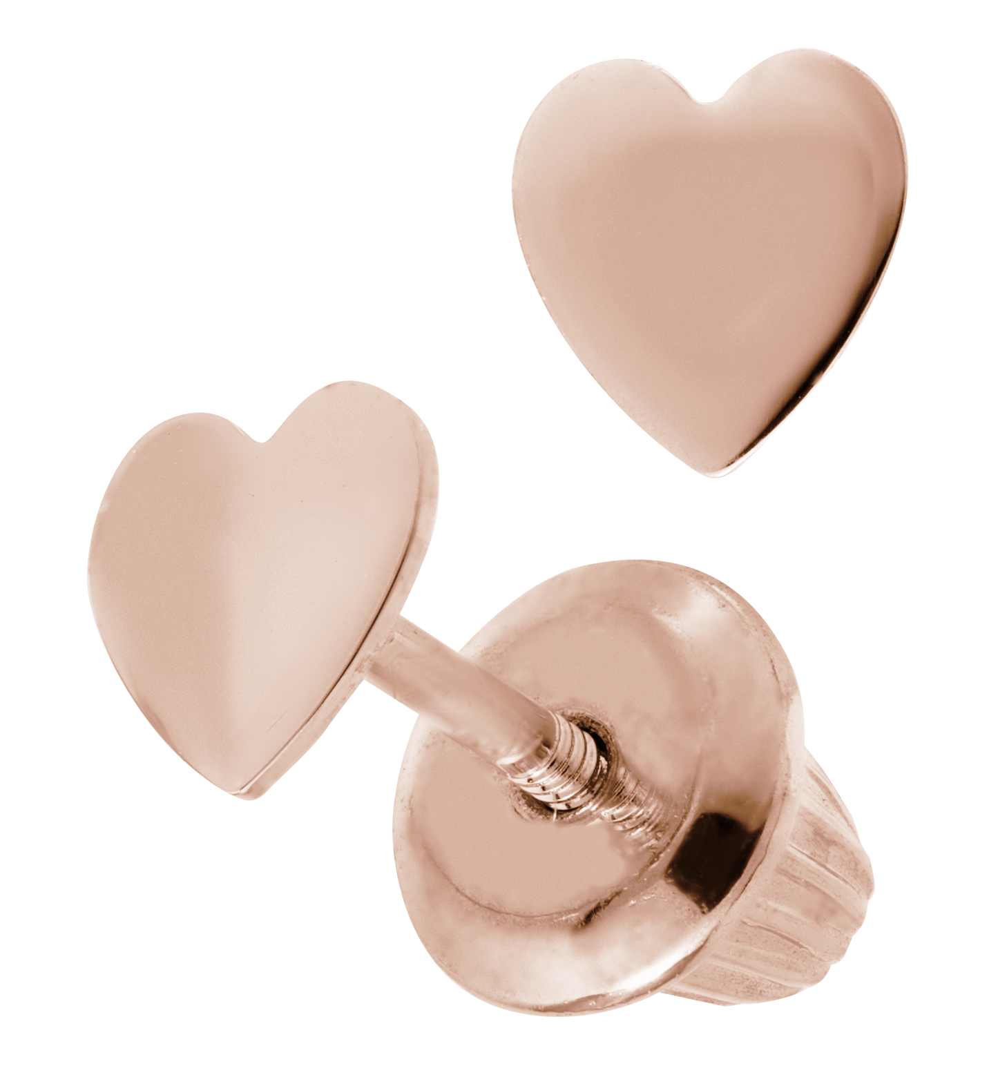 14kR Heart Earring GER220