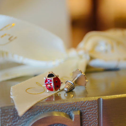 SS Ladybug Earring ES391