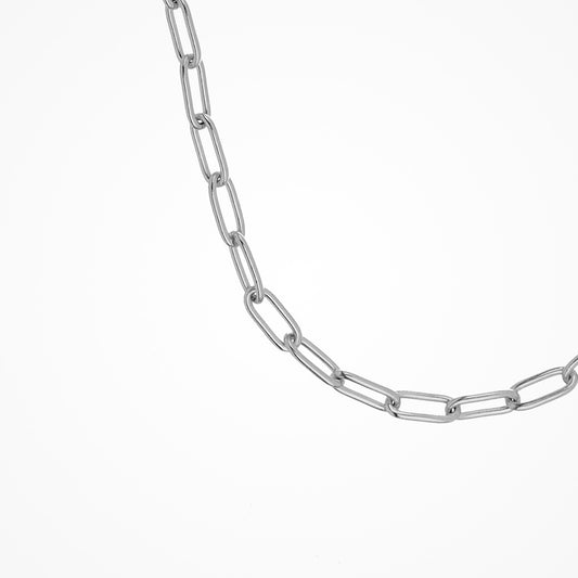 Paper Clip Necklace W 18
