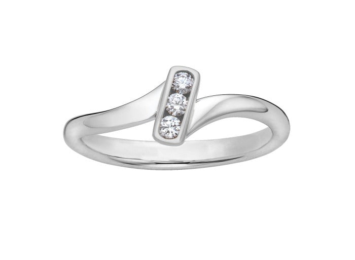 SS .09cttw Diamond Aurora Ring RI82210D-7