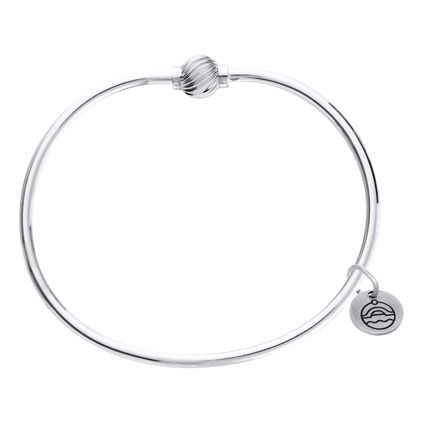 SS Swirl Bead Bracelet SB5460-55