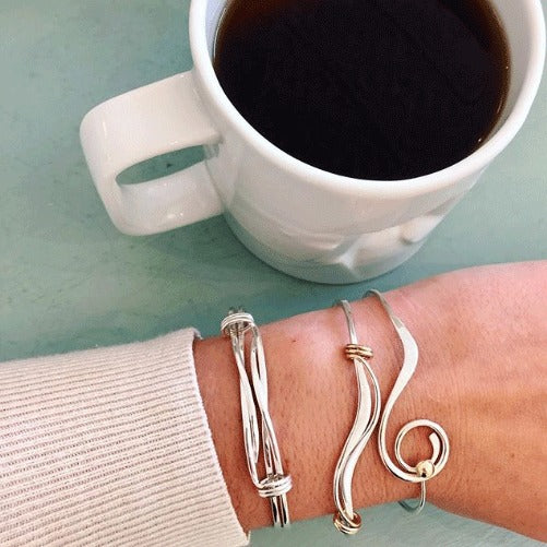 SS Signature Twist Bracelet BR26812-LM