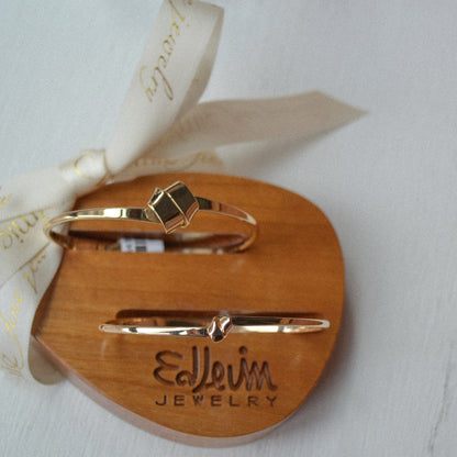 14kY Love Knot Bracelet BR68022-LM