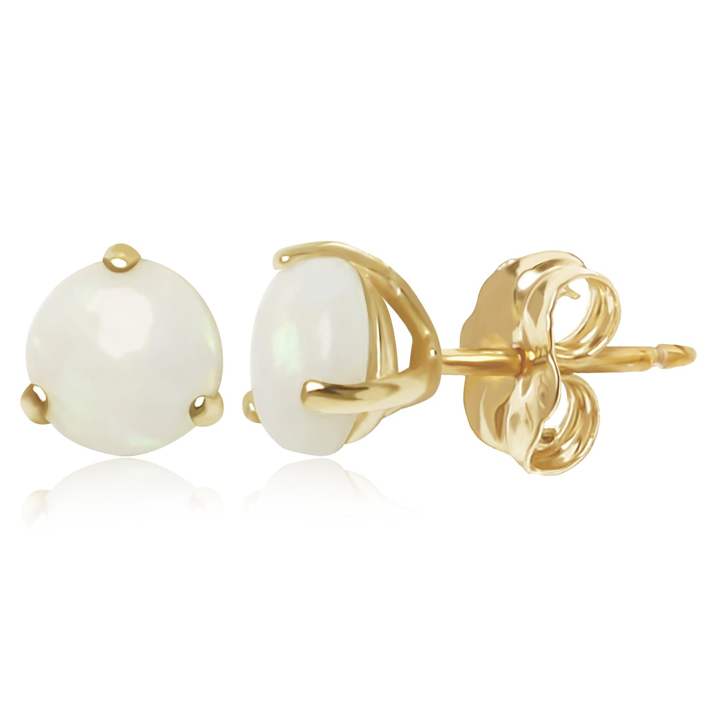 14kY 6mm Opal Stud 01/814-10BB