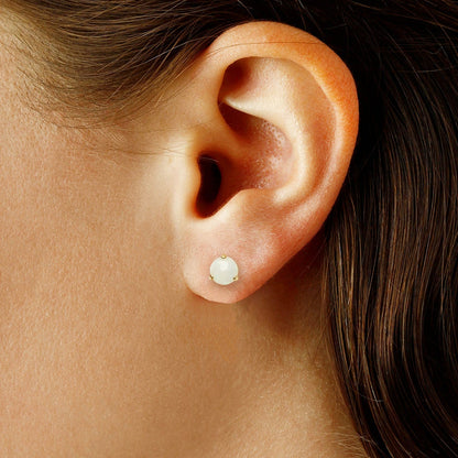 14kY 6mm Opal Stud 01/814-10BB