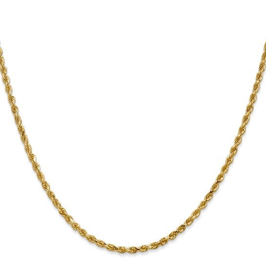 14kY 2.25mm D/C Rope Chain 018L-20