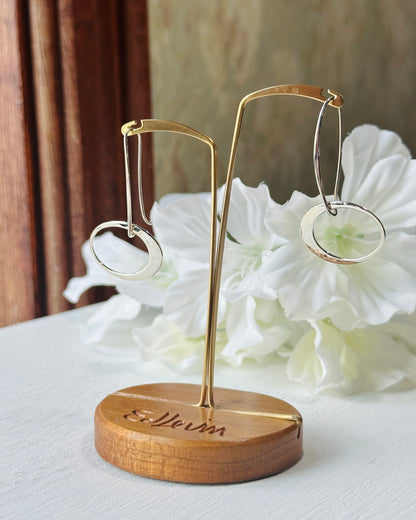 SS Elliptical Elegance Medium Earring EA78612