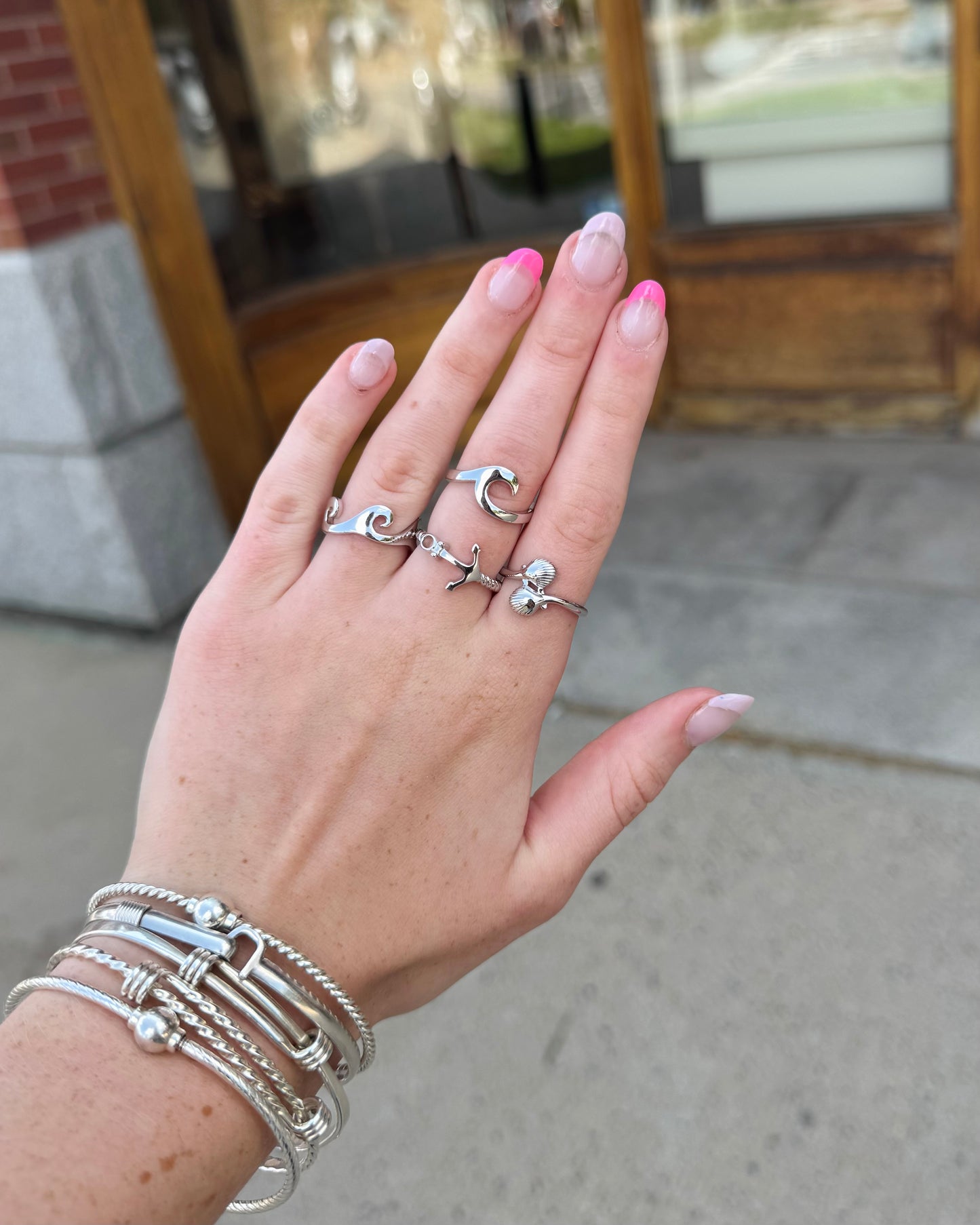 SS Double Shell Ring NR339808-8