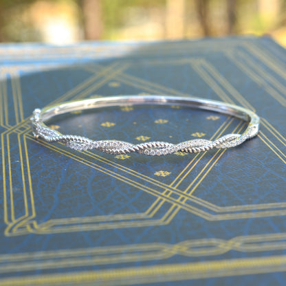 14kW .54cttw Diamond Twist Bracelet SC55025549ZM
