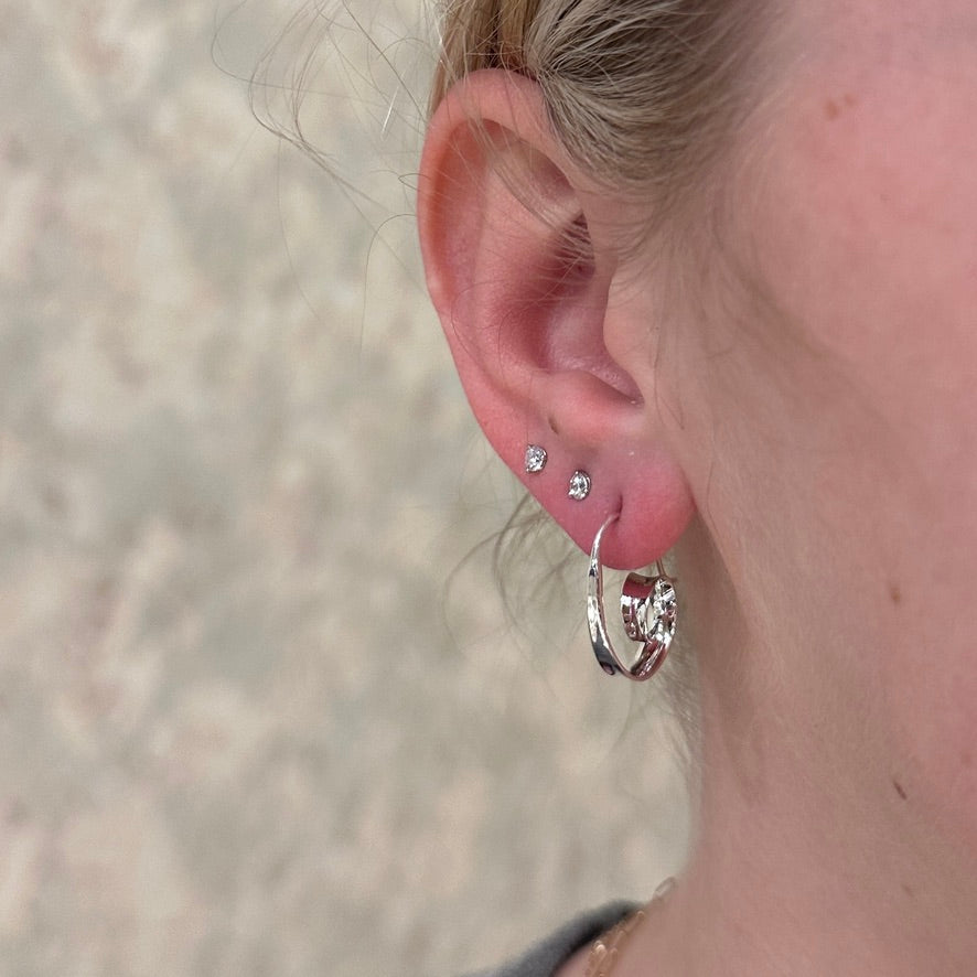 SS Curly-Q Earring EA96112