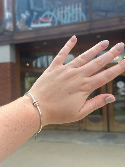 SS Sapphire Bead Bracelet SB5472-70