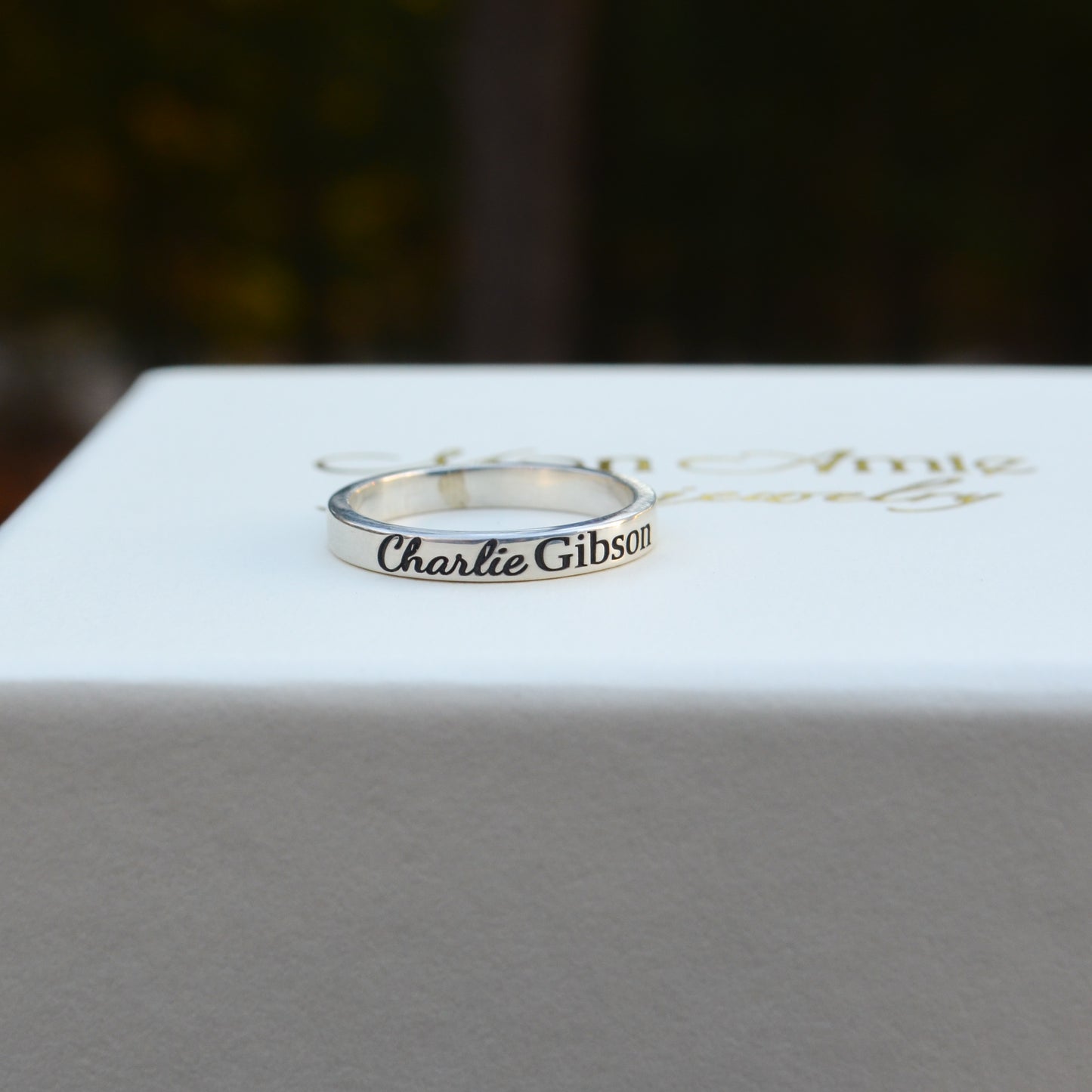 SS 3mm Engravable Band Sample - 7.5