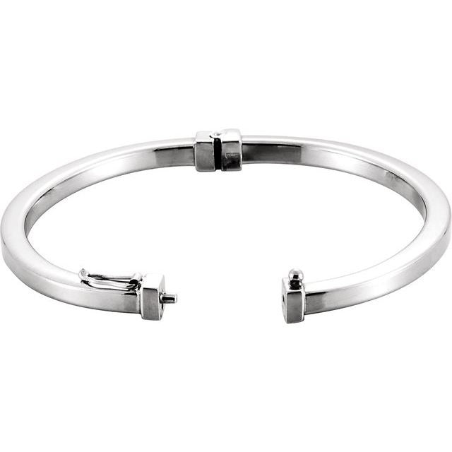 SS 4mm Hinged Bracelet BRC690