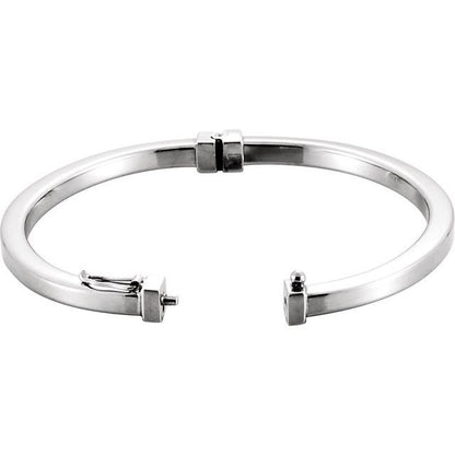 SS 4mm Hinged Bracelet BRC690