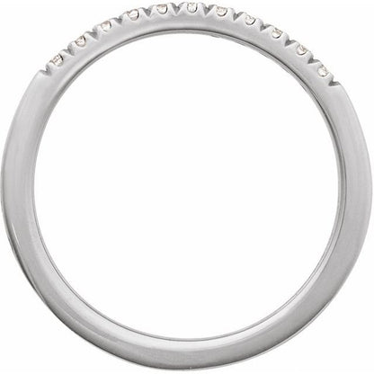 SS Stackable LAB Diamond Ring 689237