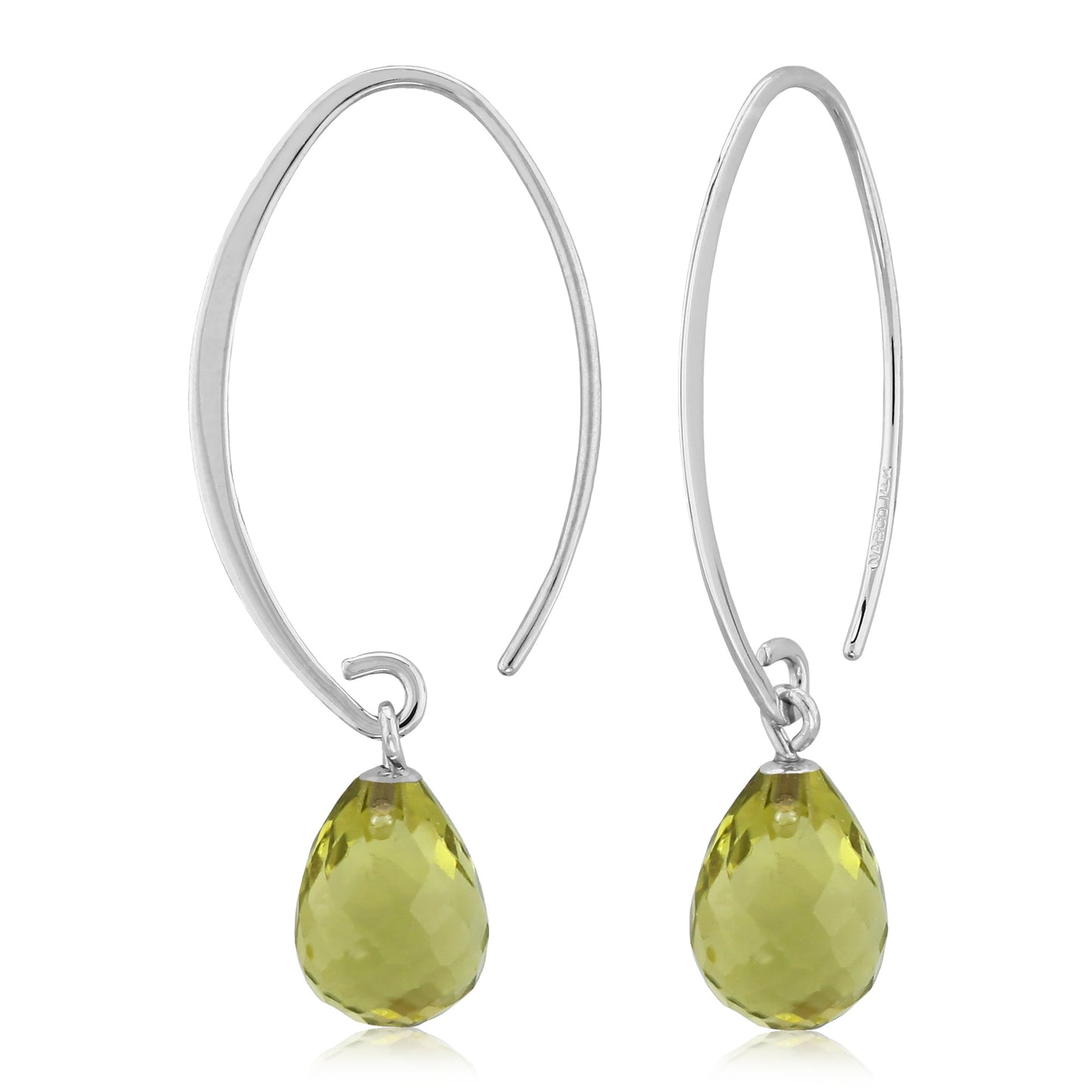 SS Peridot Simple Sweep Earring 13462PE-SS