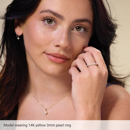 14kY 3mm Cultured FWP Ring 688757-7