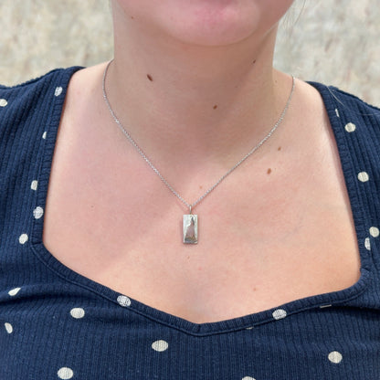 SS NH Rectangle Pendant