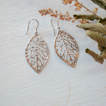 SS Dangle Leaf Earring SE04FLA