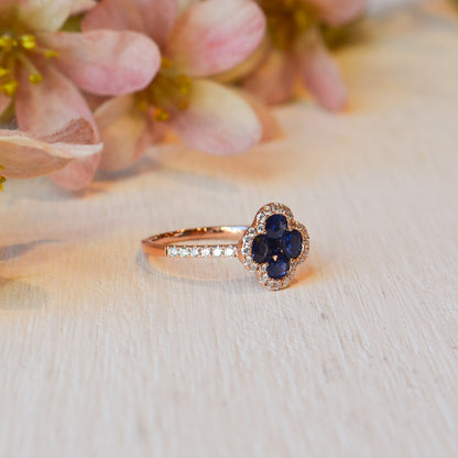 14kR 1.20cttw Sapphire & .30cttw Diamond Ring SC41002219