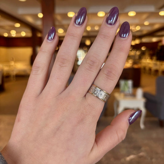 SS/YG Victorian Bouquet Ring RI92440-10