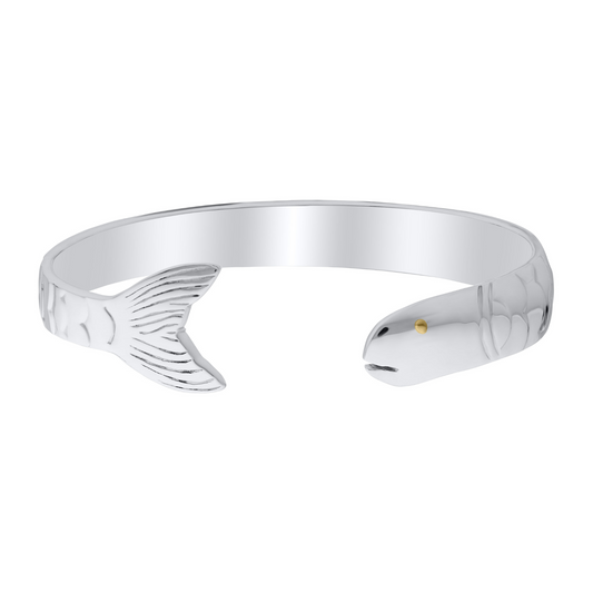 SS/Vermeil Eye Fish Cuff NB34025-65