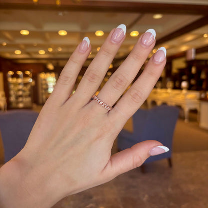 14kR .14cttw Diamond Link Ring SC55023183 - 7