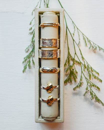 SS/YG Signature Ring RI26740W-7.5