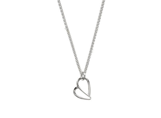 SS Love You Necklace PE21312-18