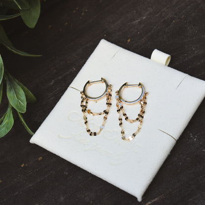 14kY Huggie Dangle Earring SC55026177GO