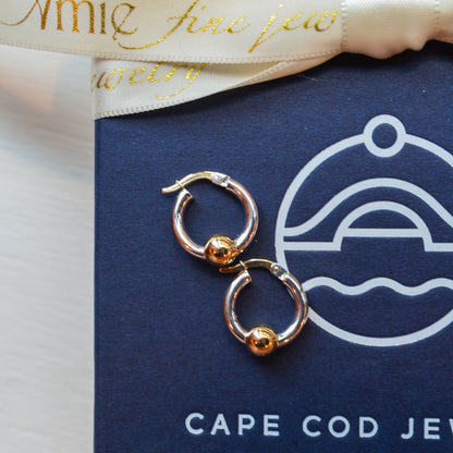 SS/YG 15mm Hoop ZE5414