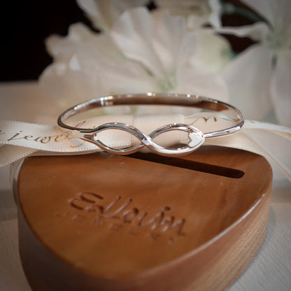 SS Endless Bracelet w/ Heart BR54312HT-LM
