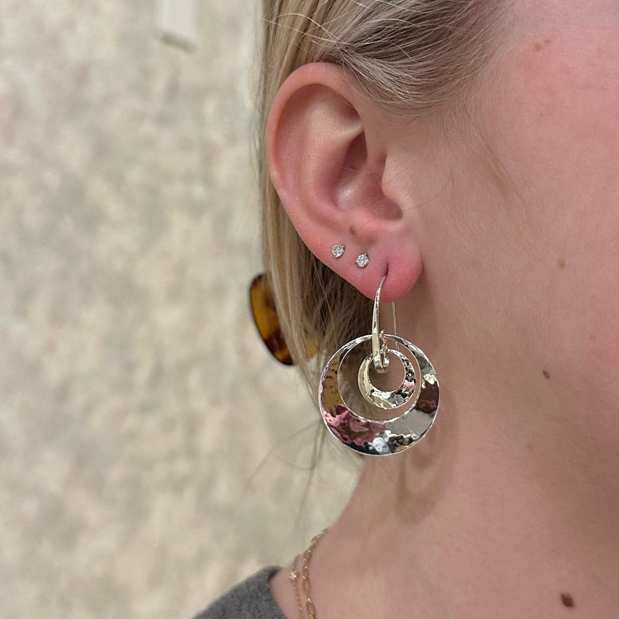 SS/YG Jaunty Earring EA56842