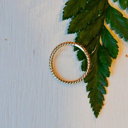 14kY Twisted Rope Ring LR51173Y4JJJ