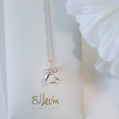 SS Secret Heart Necklace PE69212-18