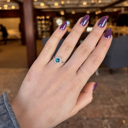 14kW .93ct LBT .12cttw Diamond Ring D5638
