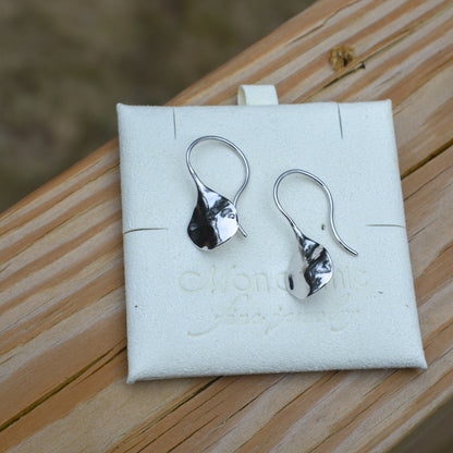 SS Aqua Dangle Earring PE120-7078