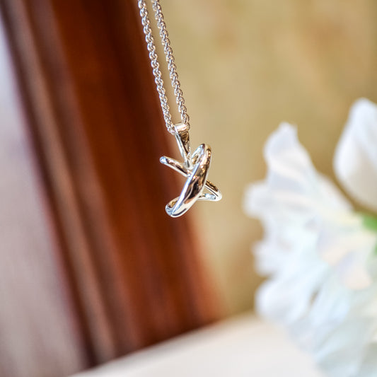 SS Secret Heart Necklace PE69212-18